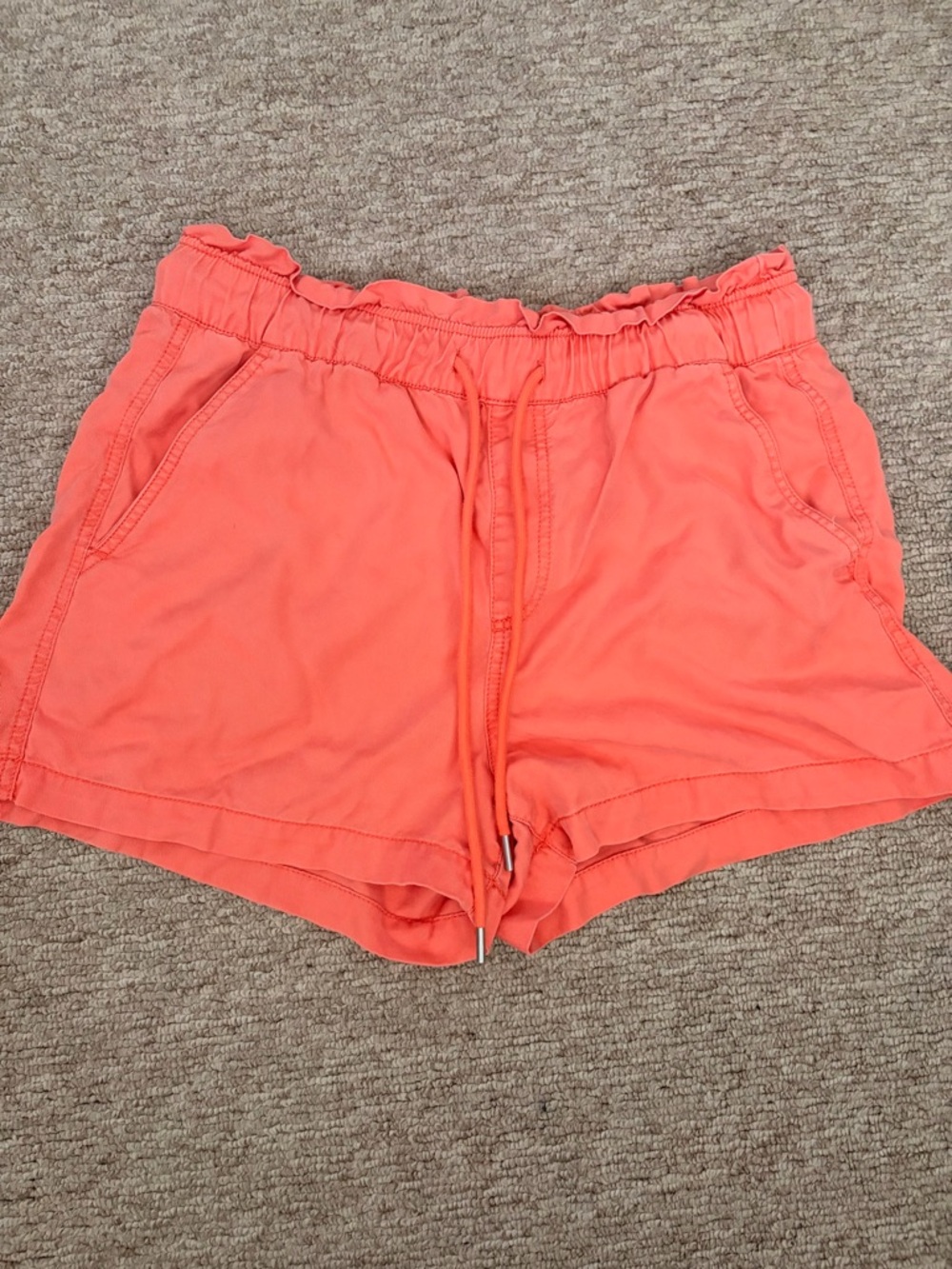 LOFT orange paperbag shorts 🧡✨